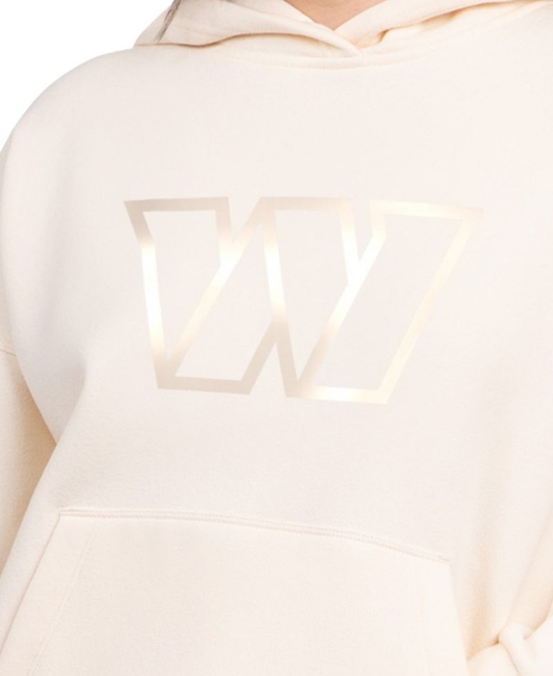 Women's Cream Washington Commanders Pastel Relaxed Travel Hoodie