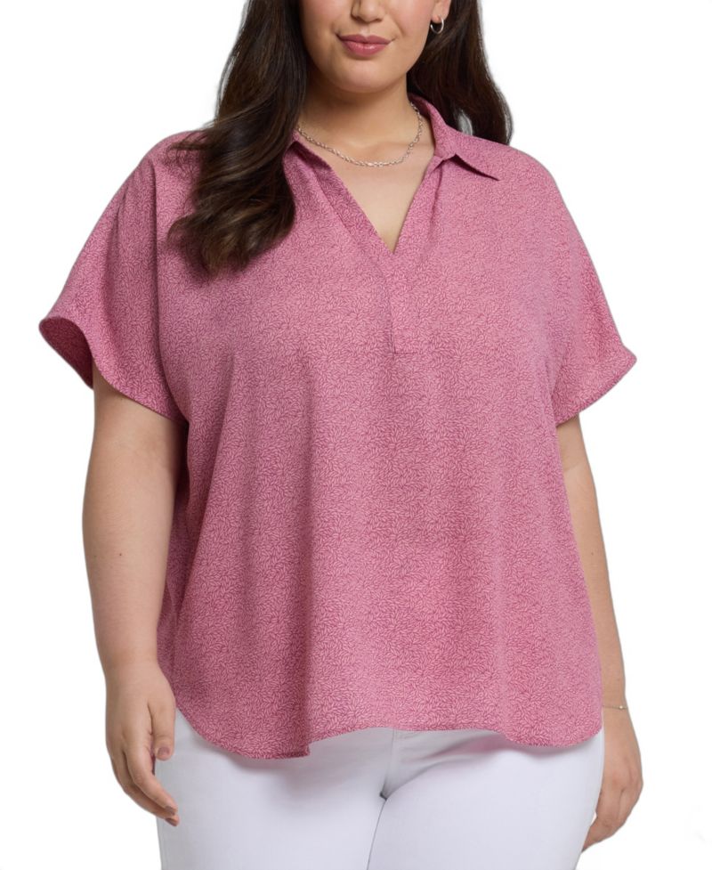 Plus Size Becky Short Sleeve Pullover Top