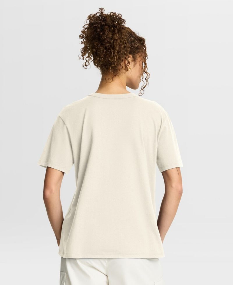 Women's Cream Detroit Lions Dove Legacy T-Shirt