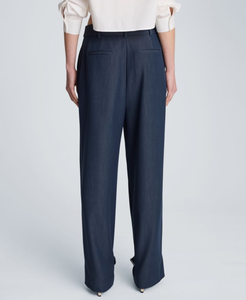 Women's High-Rise Belted Cuff Pants