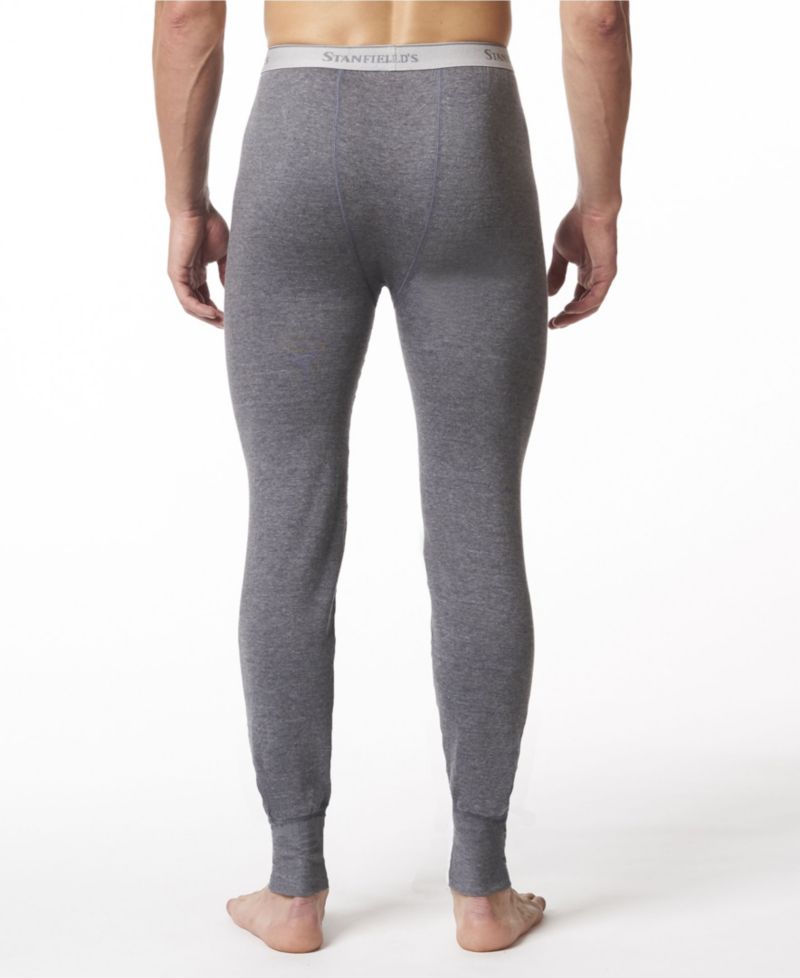 Men's 2 Layer Cotton Blend Thermal Long Johns