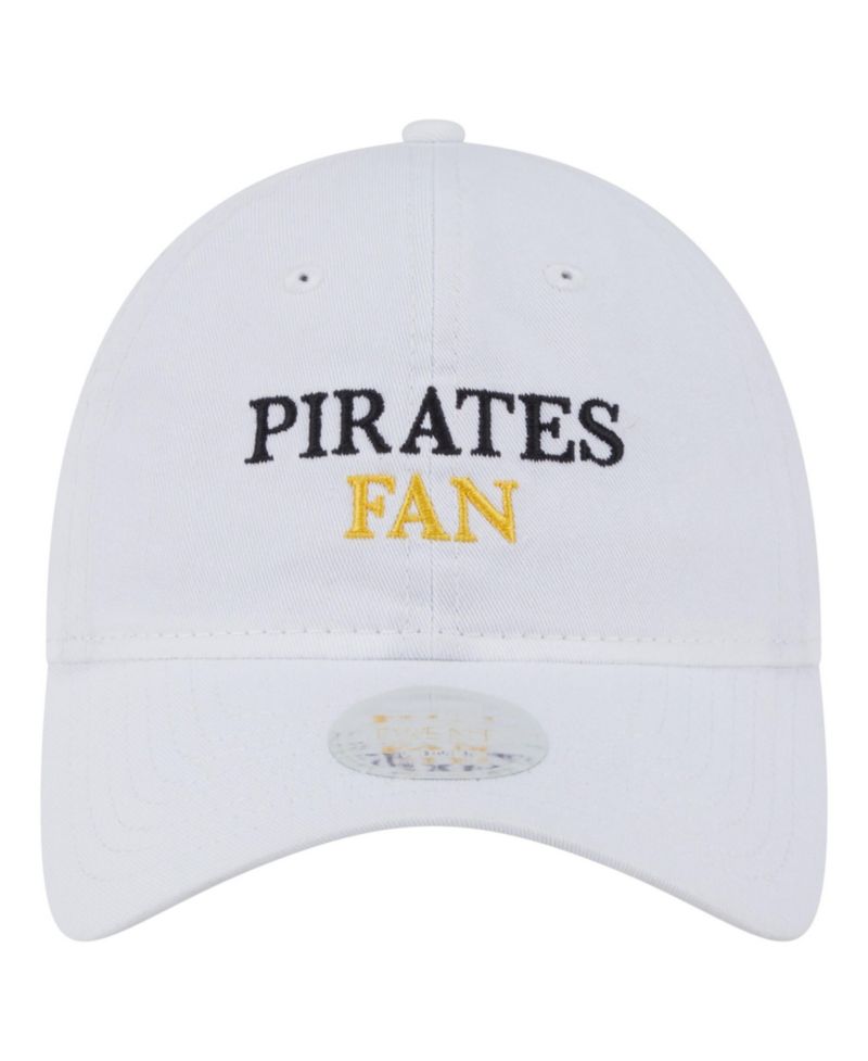 Women's White Pittsburgh Pirates Team Fan 9TWENTY Adjustable Hat