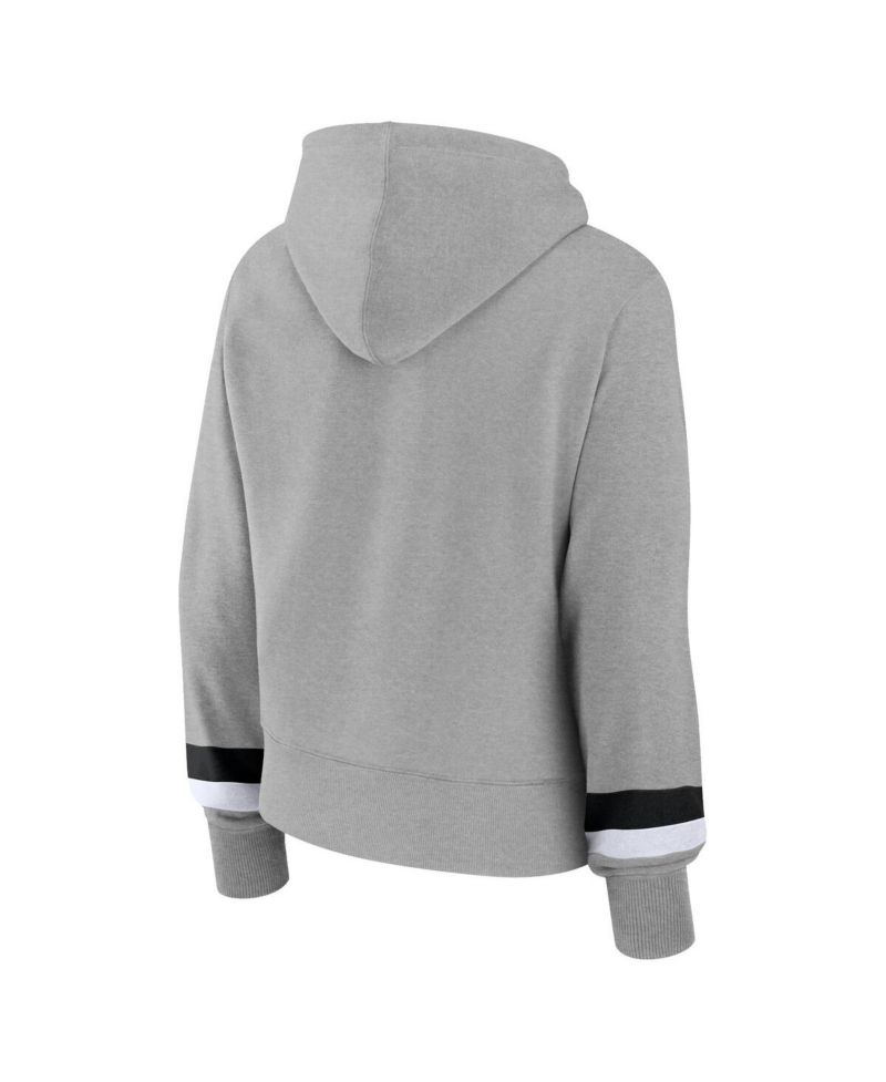 Women's Heather Gray Phoenix Suns Halftime Pullover Hoodie