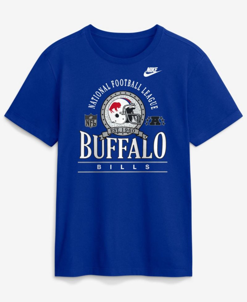 Men's Royal Buffalo Bills Rewind Team Spirit Essential Cotton T-Shirt