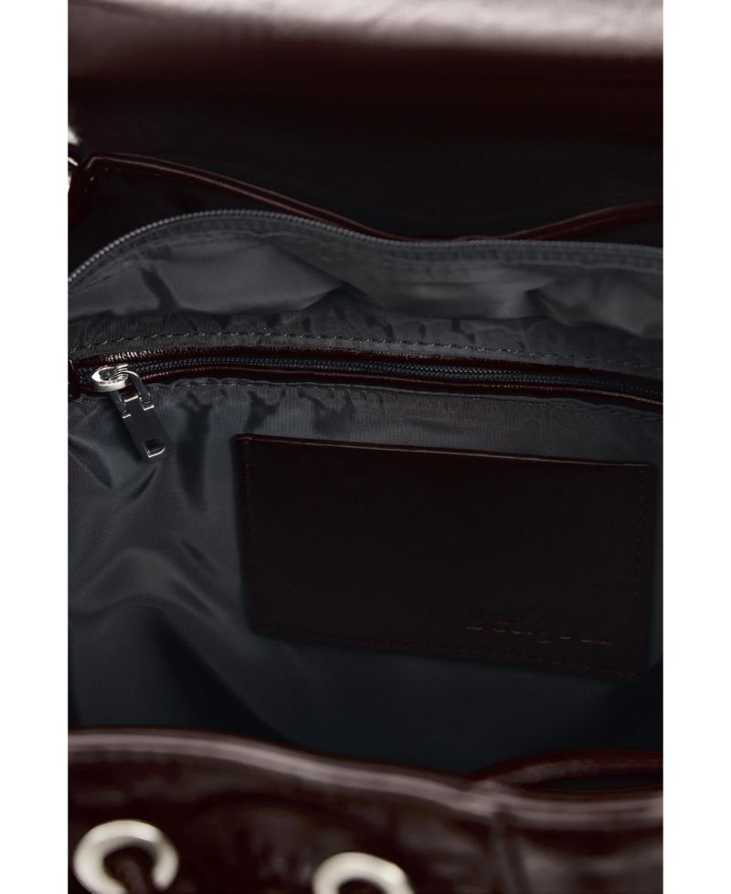 Women's Small leather-effect backpack