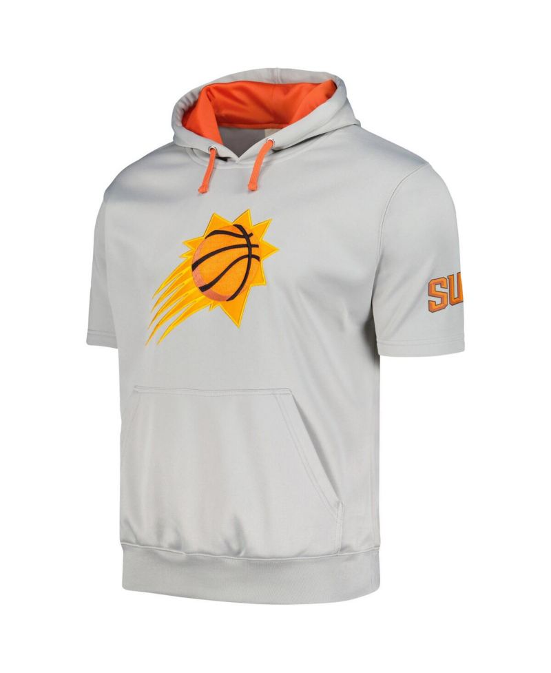 Men's Silver Phoenix Suns Big and Tall Logo Pullover Hoodie