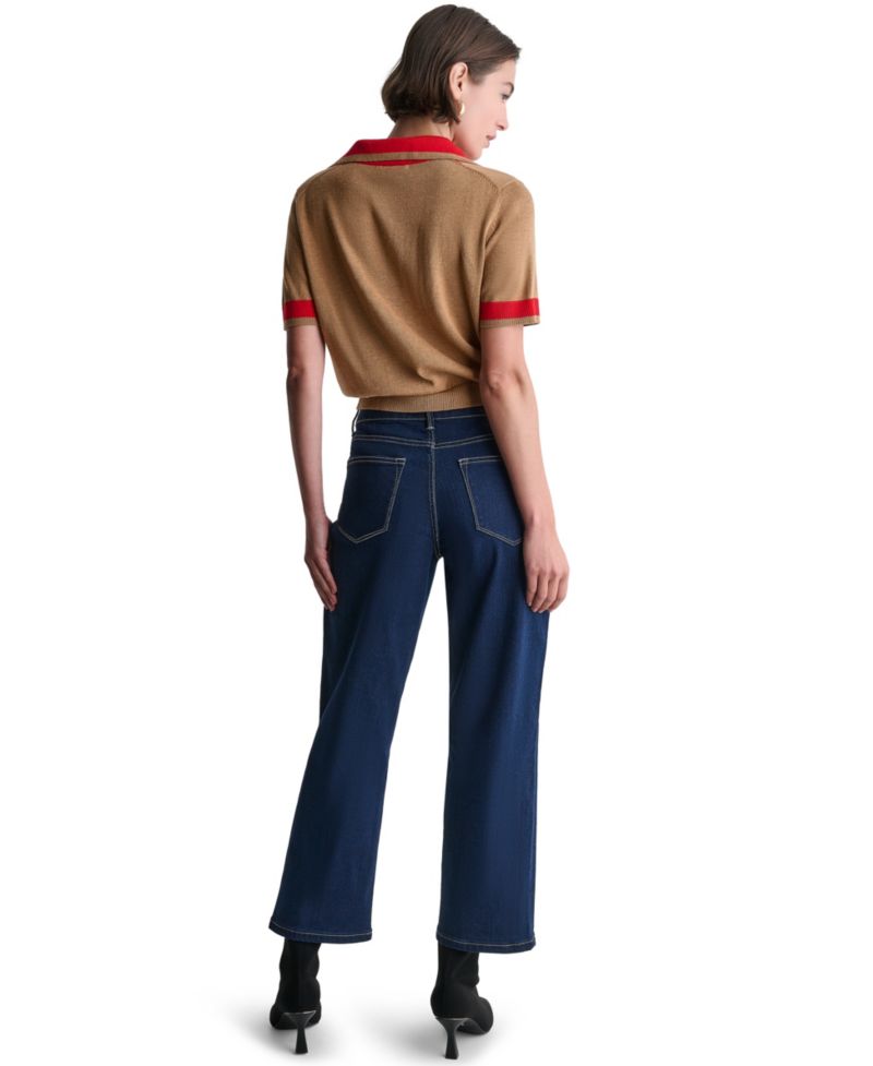 Women's Mid-Rise Straight-Leg Jeans