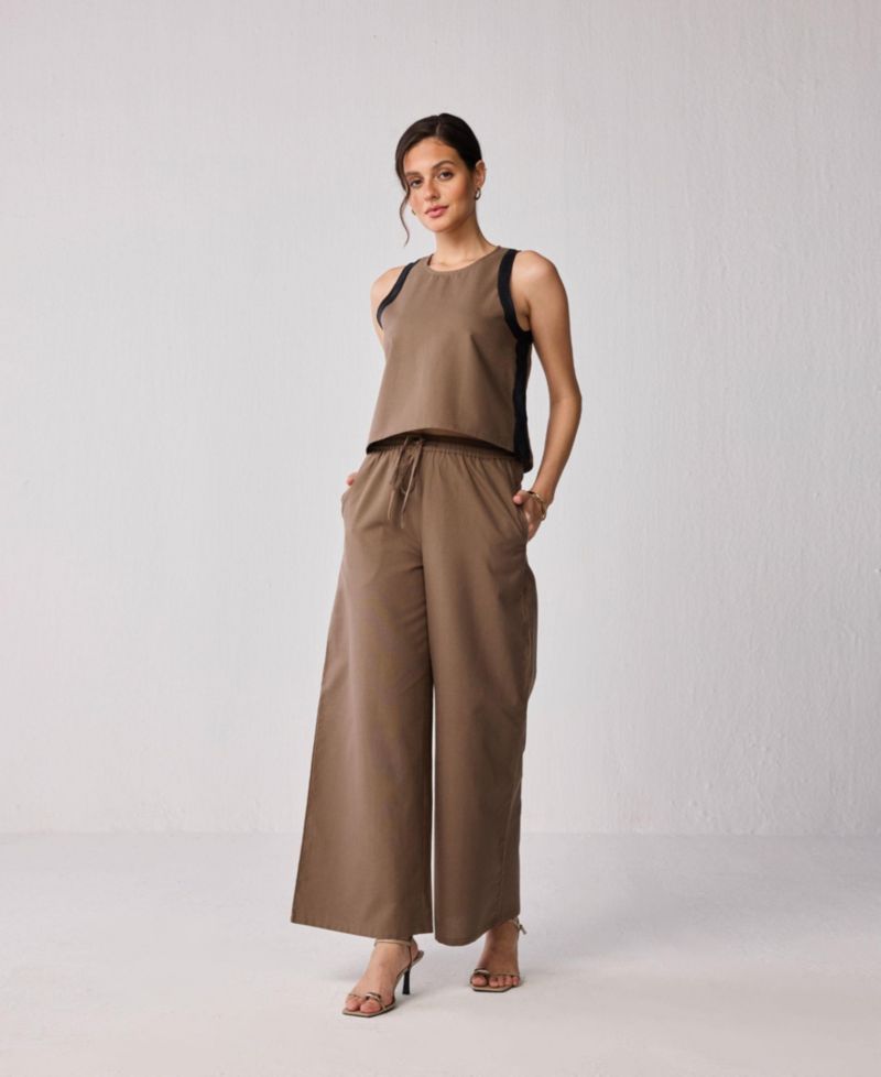 Women's Sleeveless Colorblock Top
