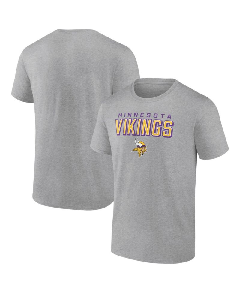 Men's Heather Gray Minnesota Vikings Swagger T-Shirt