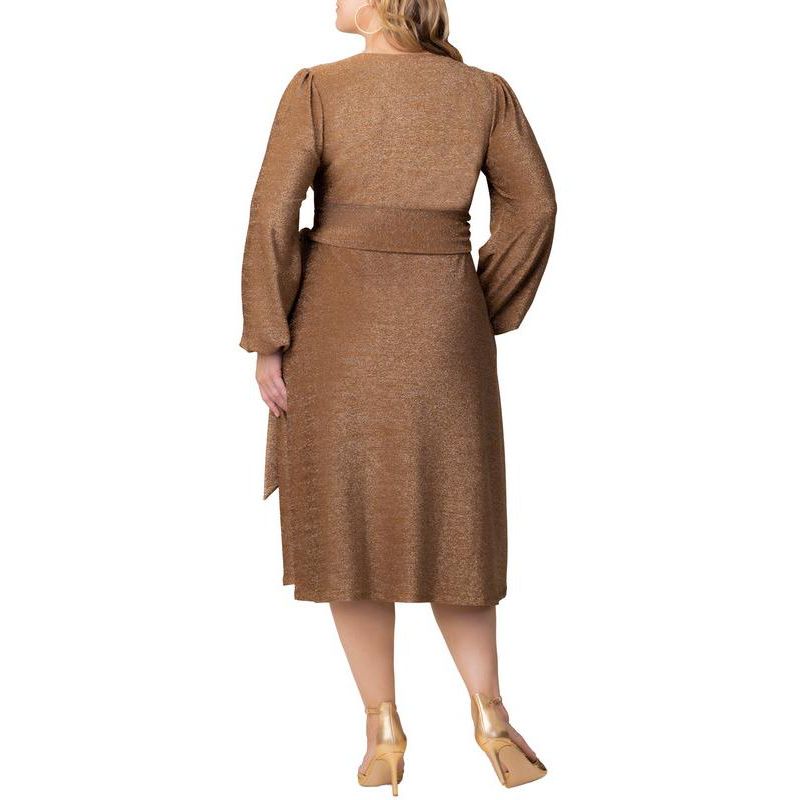 Plus Size Socialite Sweetheart Wrap Dress