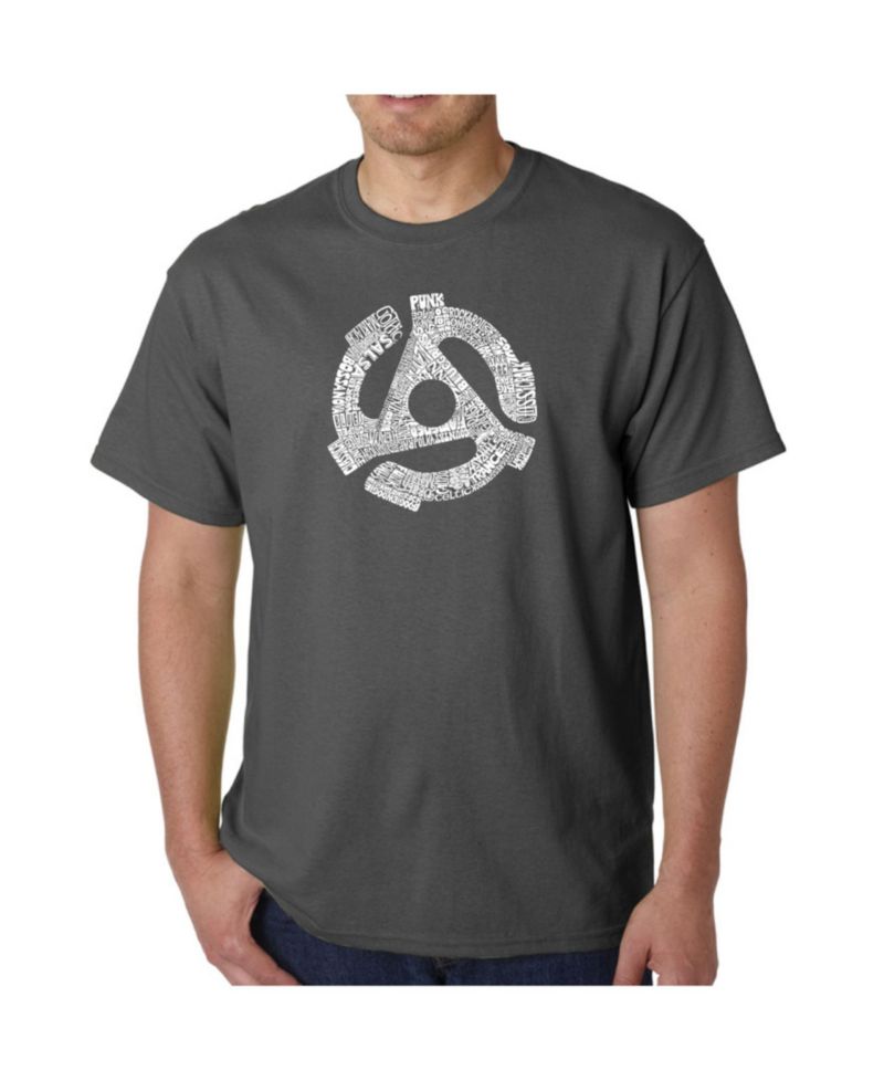 Mens Word Art T-Shirt - Record Adapter