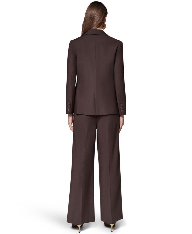 Women Oversized Notch Lapel Blazer