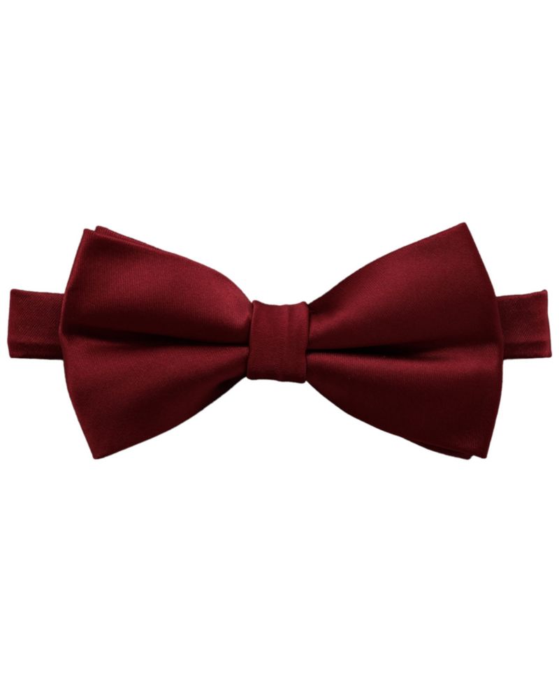 Men's Solid Pre-Tied Bow Tie