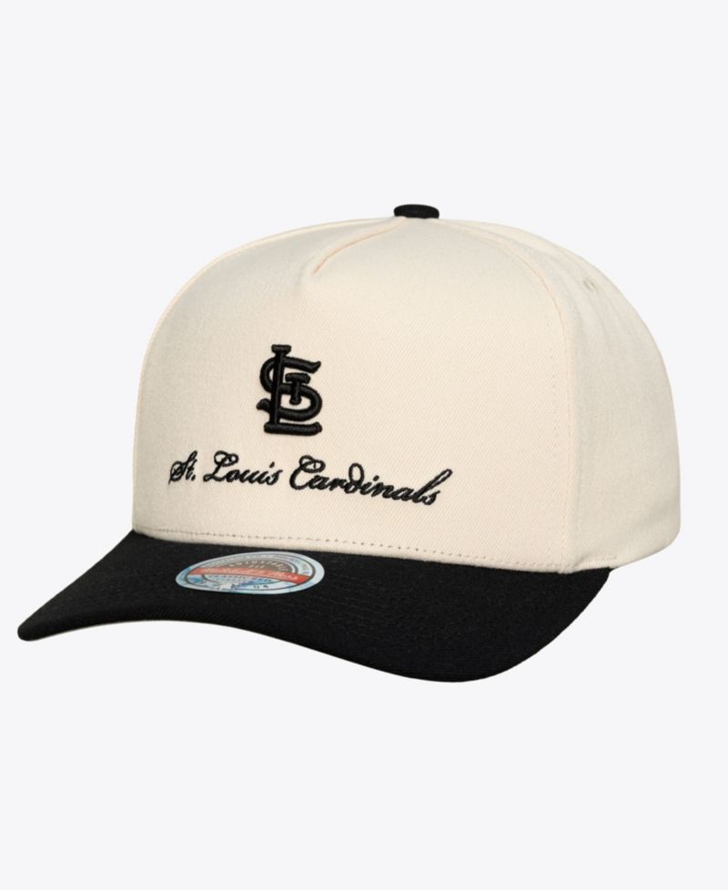 Men's Cream/Black St. Louis Cardinals Flawless Stretch Snapback Hat