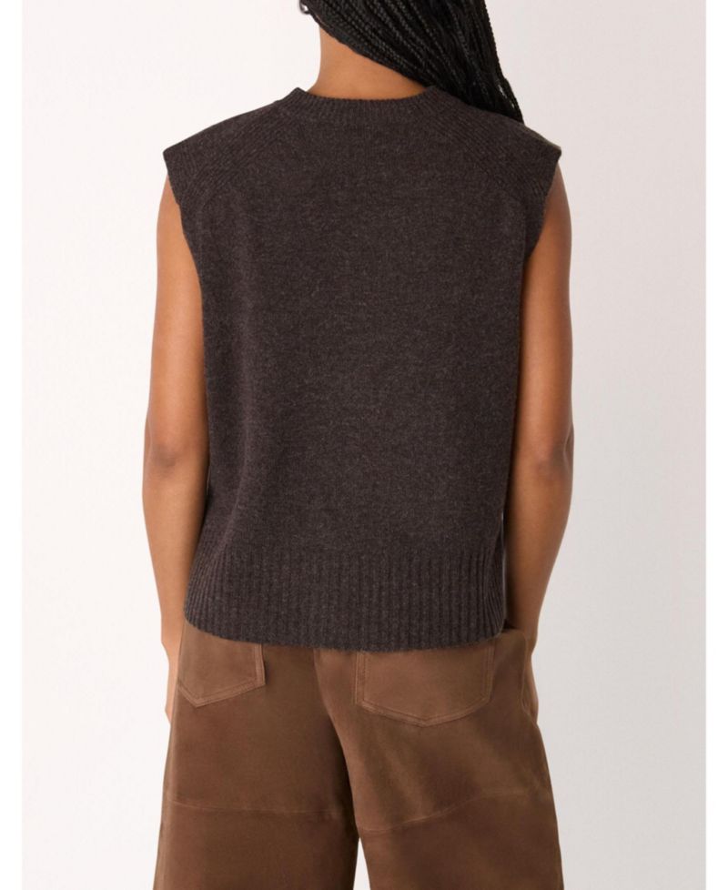 Women's Wool Sleeveless Vest