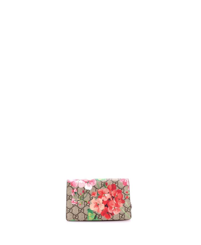 Super Mini Dionysus Bag Blooms Print GG Coated Canvas