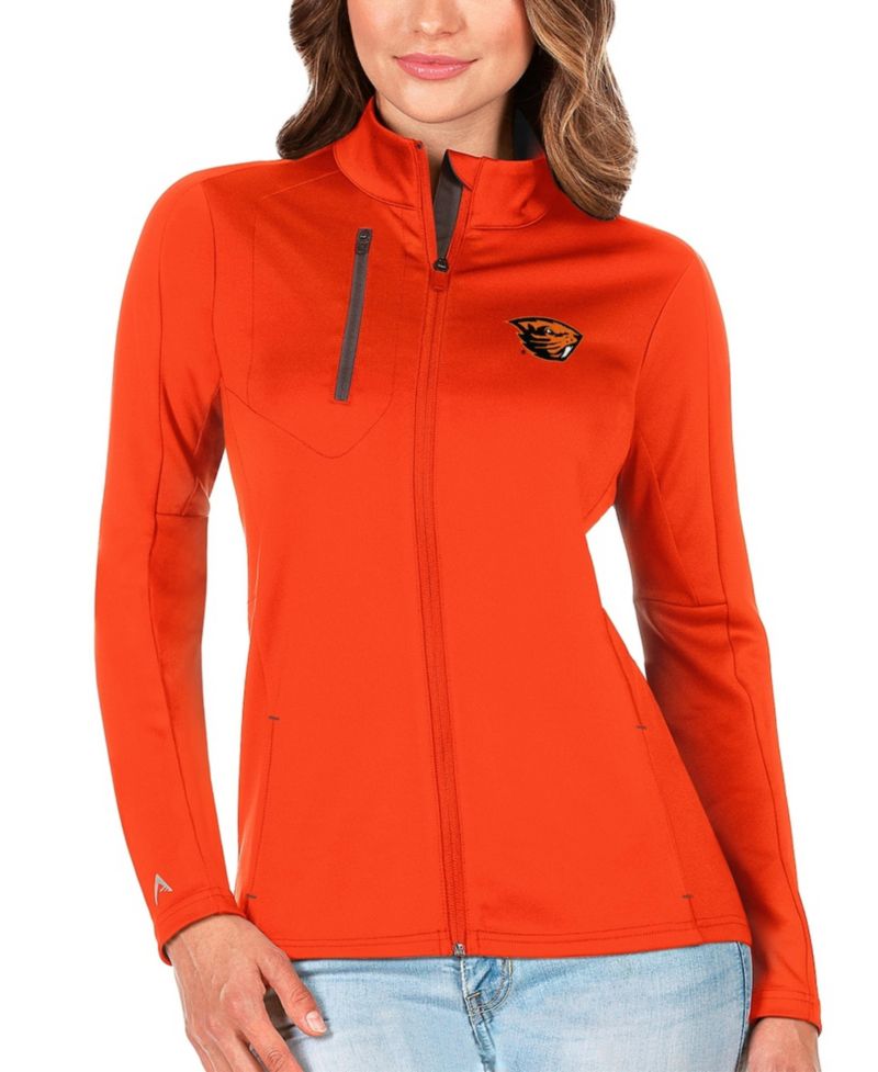 Women's Orange/Graphite Oregon State Beavers Generation Full-Zip Jacket