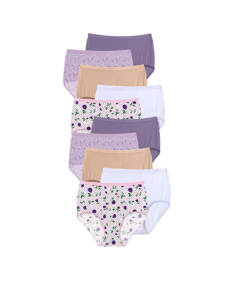 Women's Full Coverage Cotton Brief 10-Pack