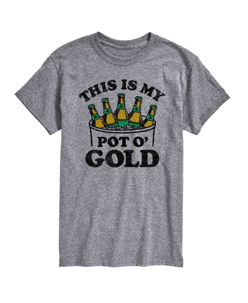 Men's Instant Message Beer Pot O' Gold Short-Sleeve Graphic T-Shirt