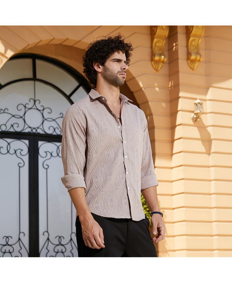 Men's Dusty Pink Illuminator-Tactile Shirt