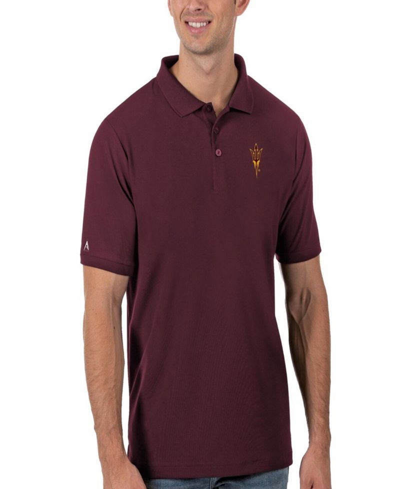 Men's Maroon Arizona State Sun Devils Legacy Pique Polo