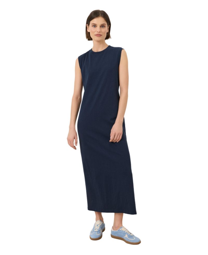Women's Cotton Soft-Slub Essential Easy Muscle Tee Maxi Dress