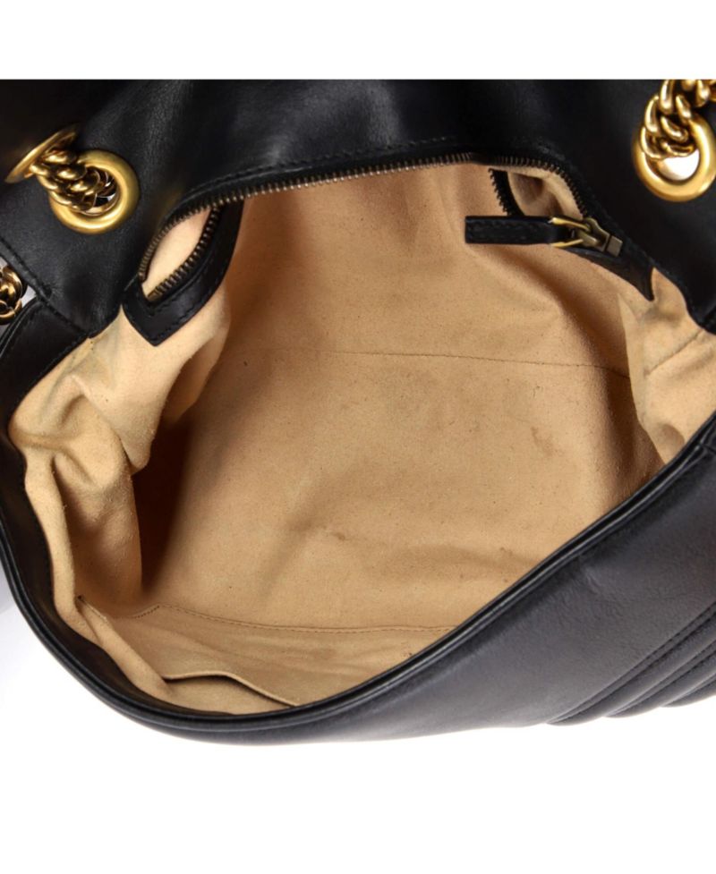 Medium GG Marmont Flap Bag Matelasse Leather