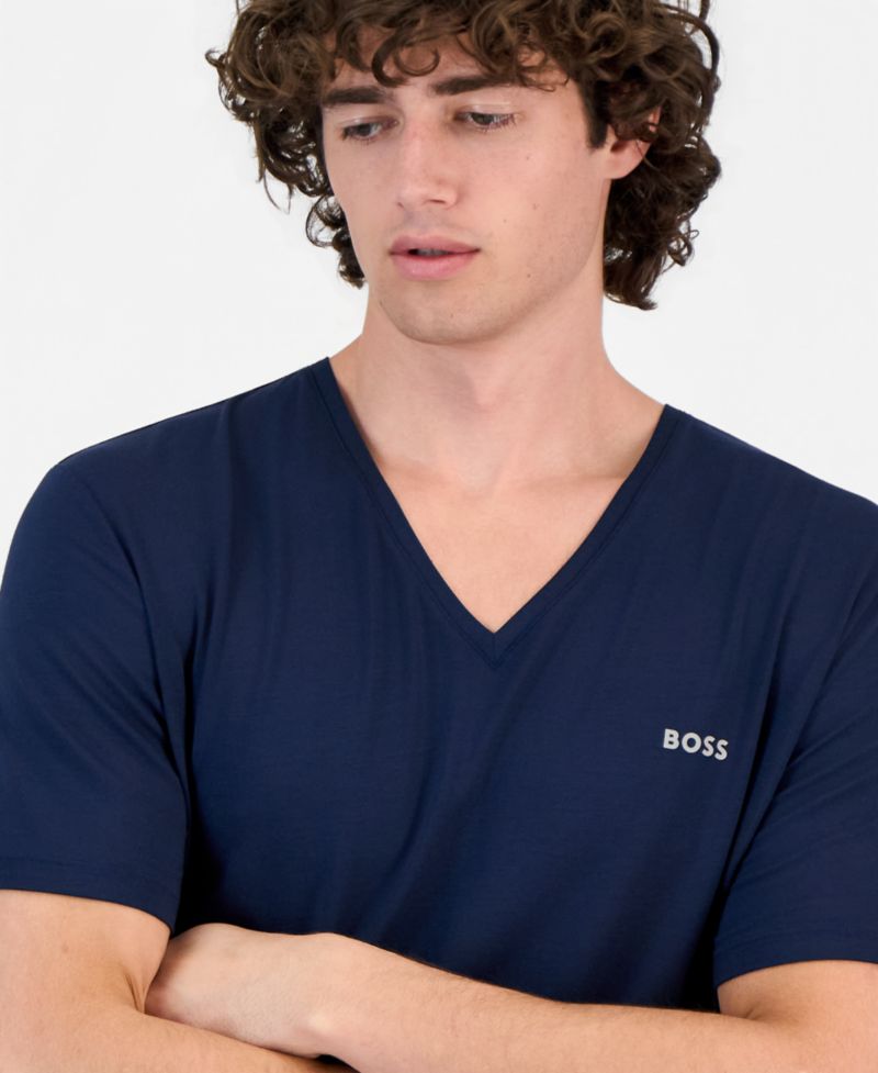 Men's Modal-Blend V-Neck Comfort T-Shirt