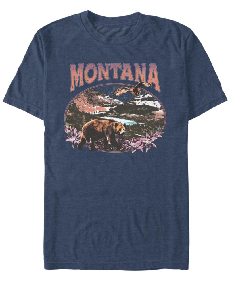 Men's Montana Landscape Short Sleeve T-Shirt
