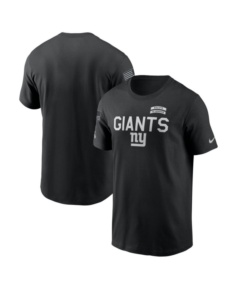 Men's Black New York Giants 2026 Salute to Service Sideline Dri-FIT T-Shirt