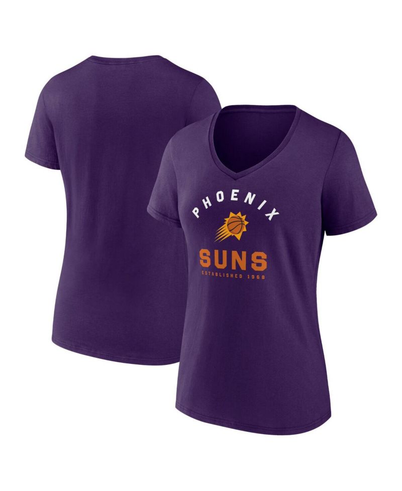 Women's Purple Phoenix Suns Unrivaled V-Neck T-Shirt