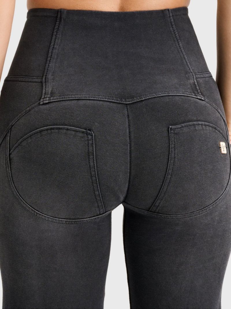 Women's High-Rise Sculpting Palazzo Flare Jeans
