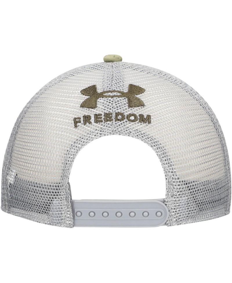 Men's Camo Auburn Tigers Freedom Collection Blitzing Performance Trucker Hat