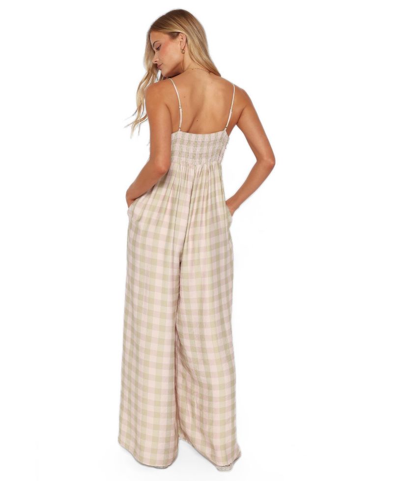 Women's Pricilla Square-Neck Sleeveless Wide-Leg Jumpsuit