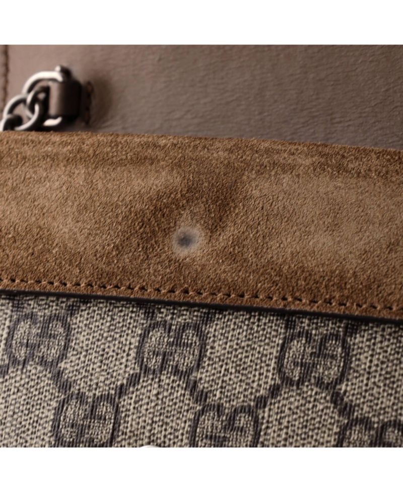 Super Mini Dionysus GG Coated Canvas Crossbody Bag