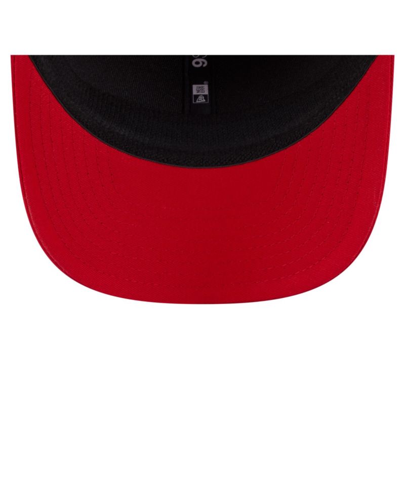 Men's Red Philadelphia Phillies Circle Patch 9SEVENTY Stretch-Snap Hat