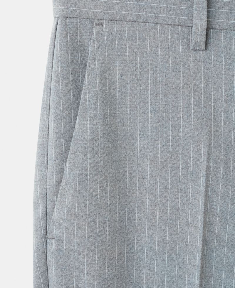 Men's Striped Slim-Fit Pants