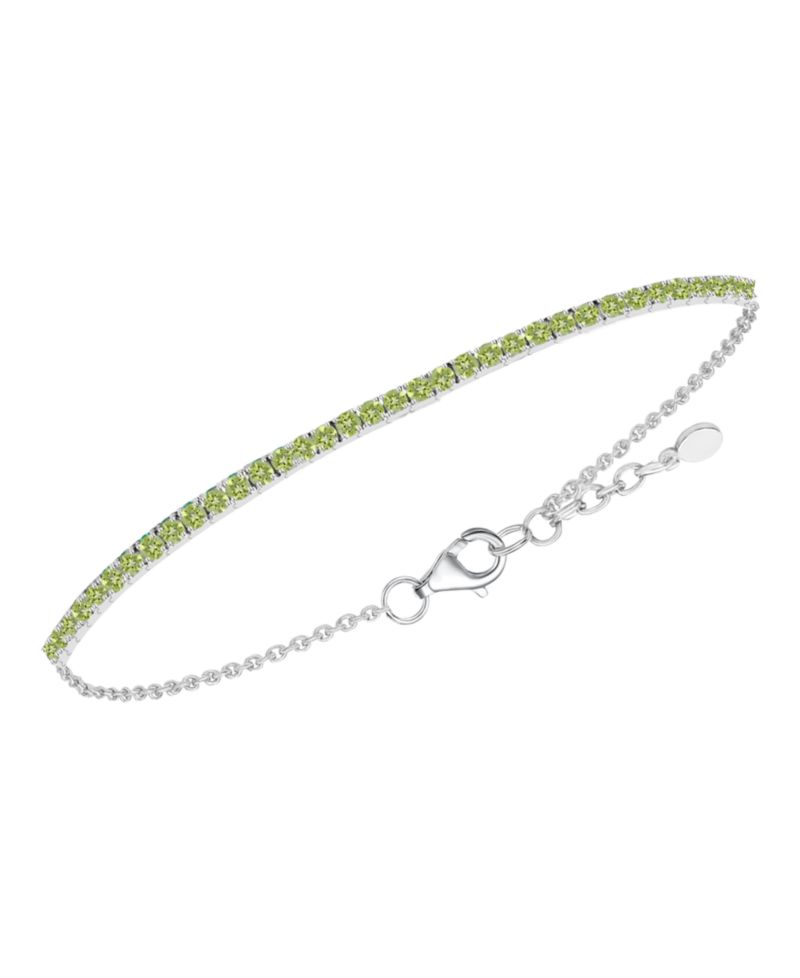 Multi-Gemstone Bracelet in Sterling Silver
