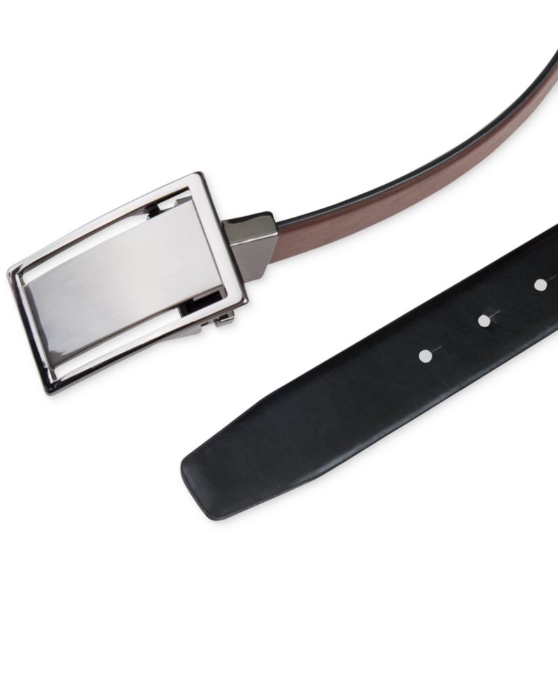 Men's Reversible Cut-Out Plaque Belt