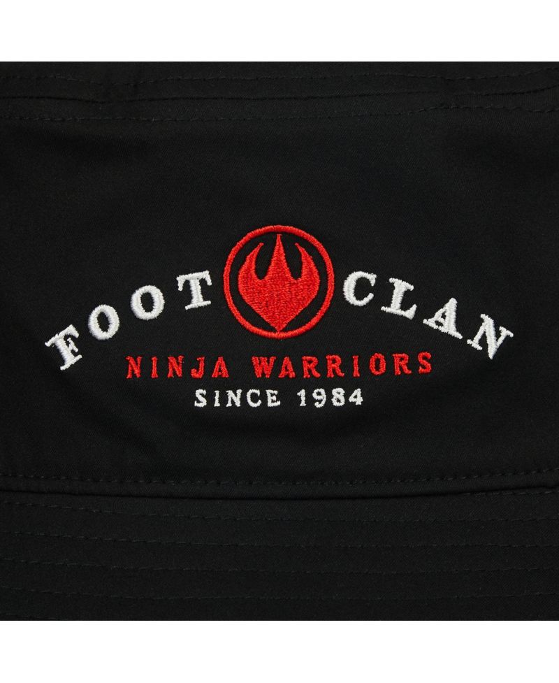 Men's Foot Clan Black Bucket Hat