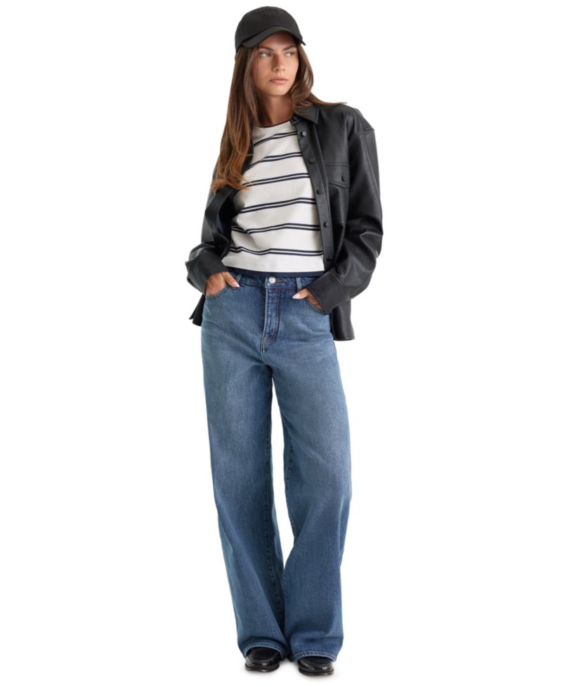Women's Vintage Wide-Leg High-Rise Jeans