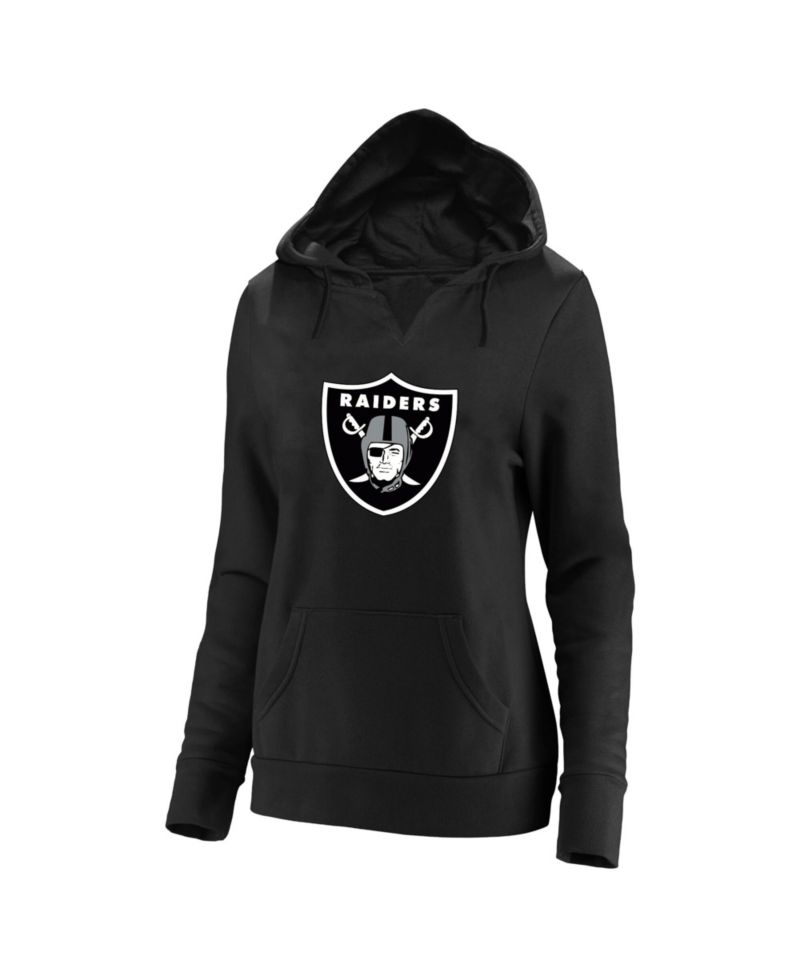 Women's Fernando Mendoza Black Las Vegas Raiders Plus Size Player Name & Number V-Neck Hoodie