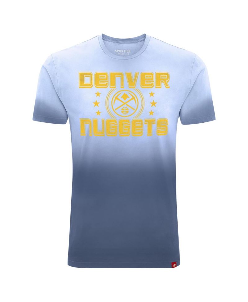 Men's and Women's Denver Nuggets Bingham Sun-Fade T-Shirt