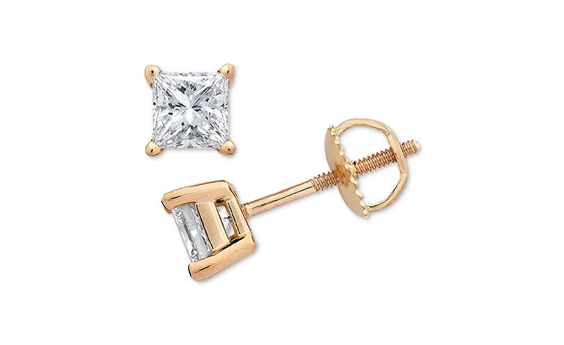 Diamond Stud Earrings (1/10 ct. t.w.) n 10k Gold, White Gold or Rose Gold