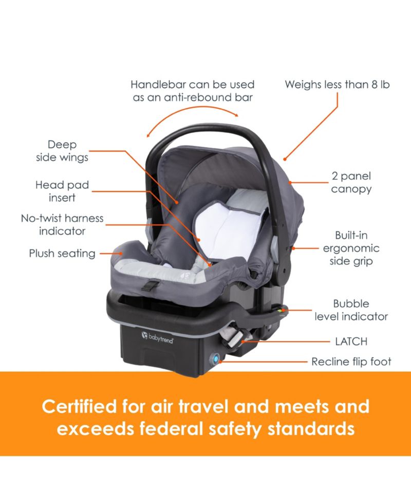 Morph Single to Double Modular Travel System - Dash Grey