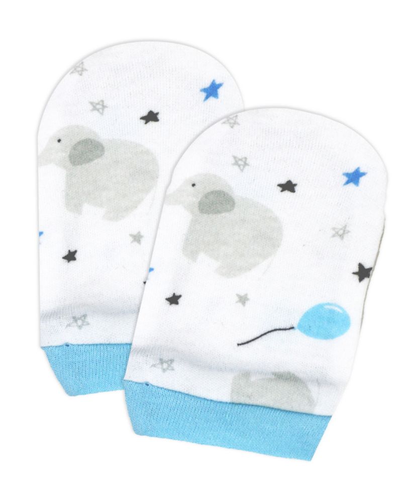Baby Boy Elephants and Balloons 5 Piece Layette Set