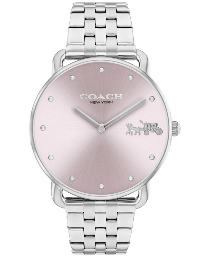 Women's Elliot Silver-Tone Stainless Steel Bracelet Watch 36mm