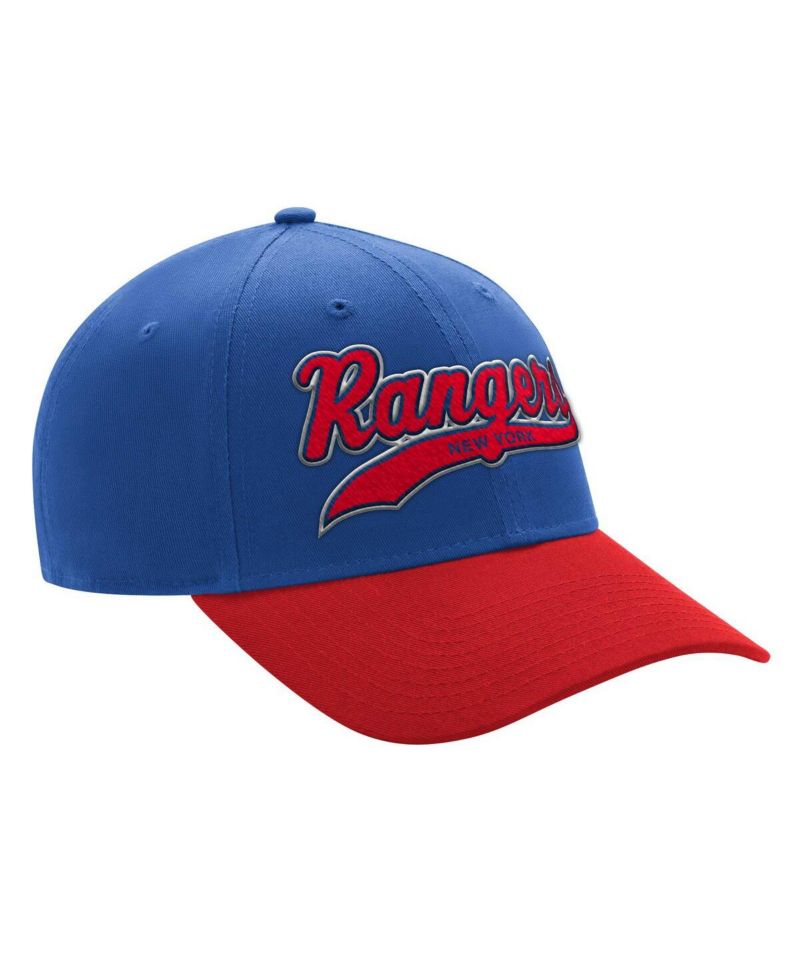 Men's Blue/Red New York Rangers Two-Tone Tailsweep Mascot Adjustable Hat