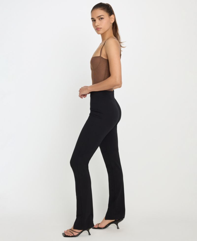 Women's Soft Stretch Slit Front Pants
