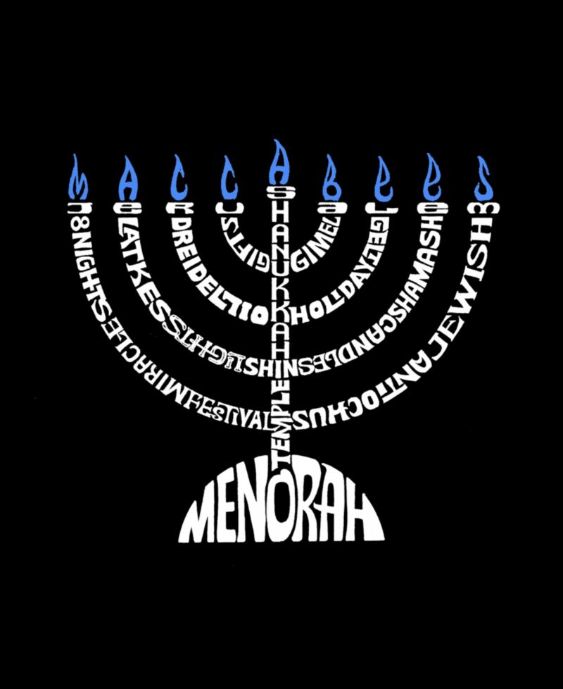 Men's Hanukkah Theme Word Art Tank Top